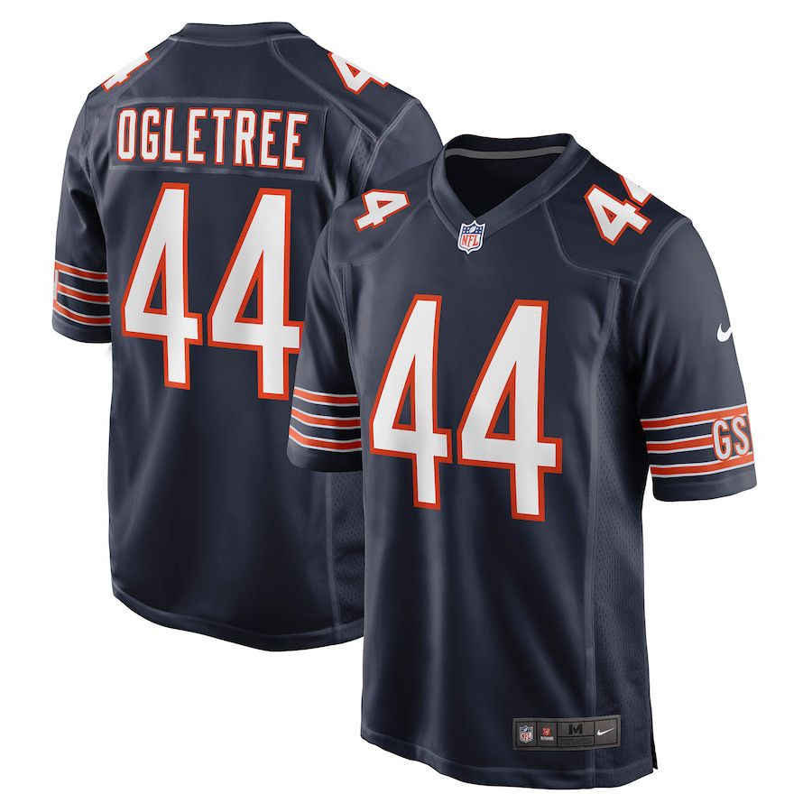 Men Chicago Bears #44 Alec Ogletree Nike Navy Game NFL Jersey